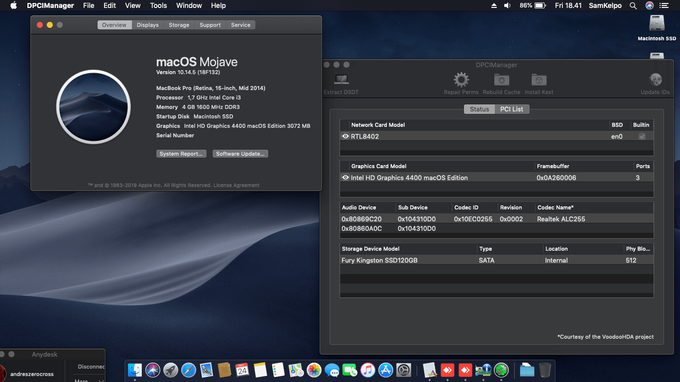 Asus X540L JXX022D [Intel HD 4400 + I2C] 1